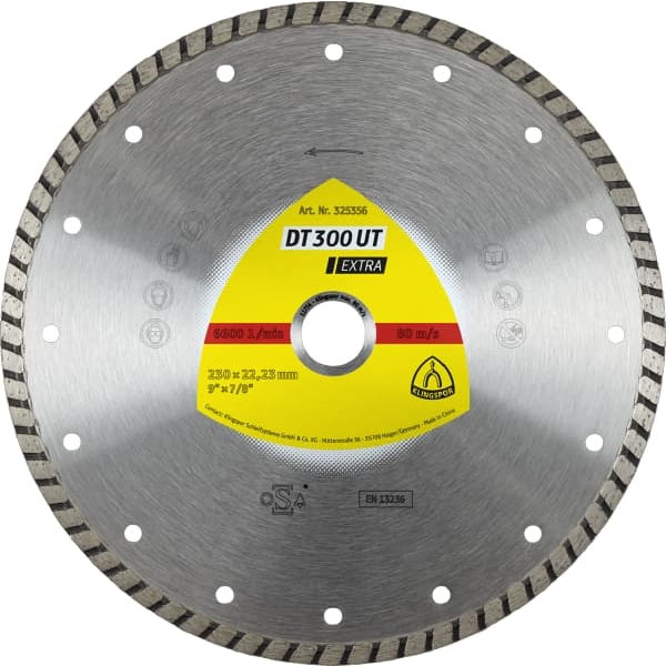 Алмазный диск KLINGSPOR 125x1,9x22,23/GRT/7/S/DT/EXTRA/DT300UT Алмазный диск KLINGSPOR 125x1,9x22,23/GRT/7/S/DT/EXTRA/DT300UT