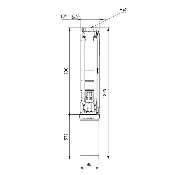 Насос скважинный Grundfos SP 9-11 1x230В Насос скважинный Grundfos SP 9-11 1x230В