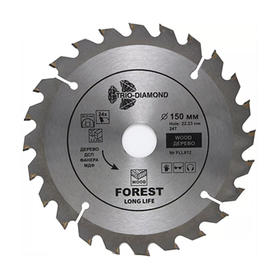 Диск пильный по дереву Trio Diamond Forest 150х24Тх22,23 мм