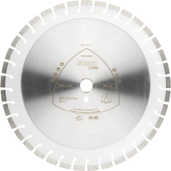 Алмазный диск KLINGSPOR 300x2,8x25,4/32K/10/S/DT/SUPRA/DT600U Алмазный диск KLINGSPOR 300x2,8x25,4/32K/10/S/DT/SUPRA/DT600U