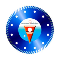 Алмазный диск Сплитстоун Turbo 230x2,6x10x22,2 с фланцем