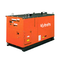 Дизельный генератор Kubota KJ-T130DX в звукоизолирующем корпусе