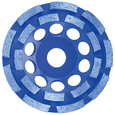 Алмазная чашка Lissmac TL-GRINDING DISCS 180 мм (двухрядная, для абразивов)