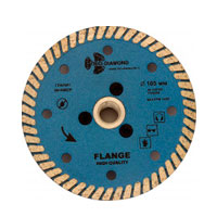Диск алмазный Trio Diamond Turbo Hot press Гранит с фланцем M-14 105 мм