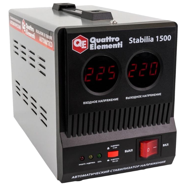 Стабилизатор напряжения Quattro Elementi Stabilia 1500 Стабилизатор напряжения Quattro Elementi Stabilia 1500