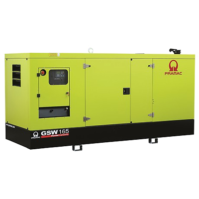 Дизельный генератор PRAMAC GSW165P Mecc Alte трехфазный в кожухе Дизельный генератор PRAMAC GSW165P Mecc Alte трехфазный в кожухе