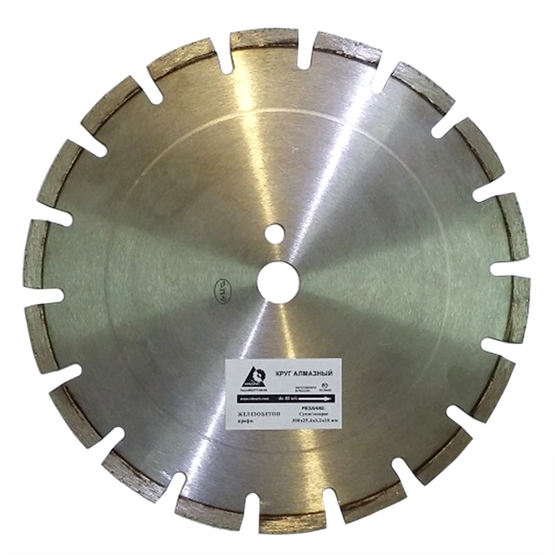 Алмазный диск НИБОРИТ Железобетон Профи d 400×25,4 L