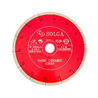 Диск алмазный Solga Diamant HARD CERAMICS сплошной (керамогранит) 200x25,4 мм
