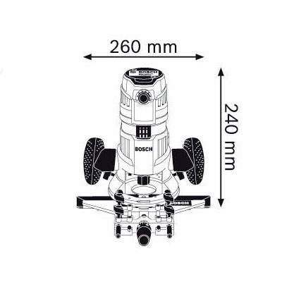 Фрезер кромочный Bosch GMF 1600 CE в L-Boxx Фрезер кромочный Bosch GMF 1600 CE в L-Boxx