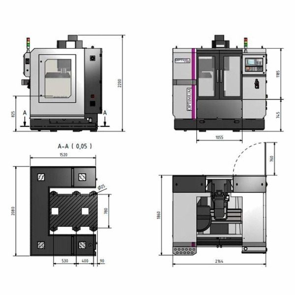 Станок фрезерный OPTIMUM OPTImill F 105 Sinumerik 808D ADVANCED с ЧПУ Станок фрезерный OPTIMUM OPTImill F 105 Sinumerik 808D ADVANCED с ЧПУ