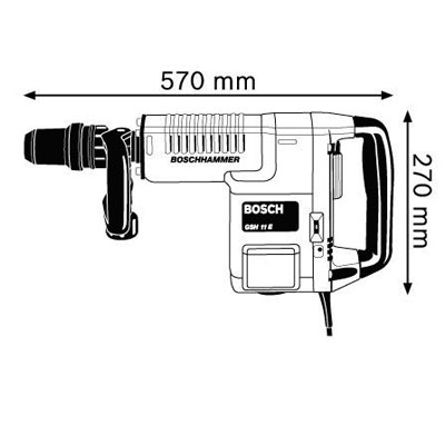 Отбойный молоток Bosch GSH 11 E 0.611.316.708 Отбойный молоток Bosch GSH 11 E 0.611.316.708