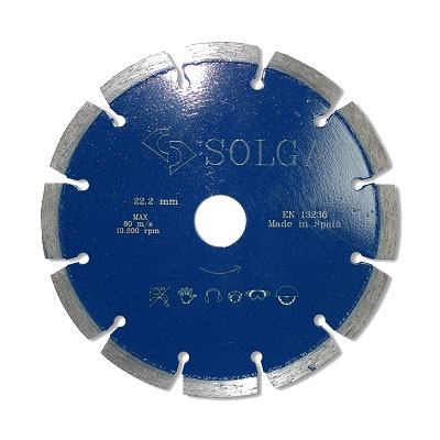 Диск алмазный Solga Diamant PROFESSIONAL сегментный (железобетон) 125x22,23 мм Диск алмазный Solga Diamant PROFESSIONAL сегментный (железобетон) 125x22,23 мм