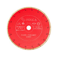 Диск алмазный Solga Diamant HARD CERAMICS сплошной (керамогранит) 250x25,4 мм