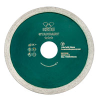 Диск алмазный сплошной (керамогранит) KEOS Standart 125x22,23 мм