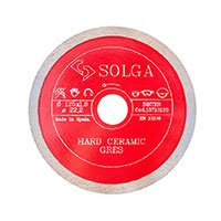 Диск алмазный Solga Diamant HARD CERAMICS сплошной (керамогранит) 125x22,23 мм