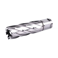 Сверло корончатое по металлу ПрофОснастка d 26 L=55/88 мм №19 Weldon19 HSS M2