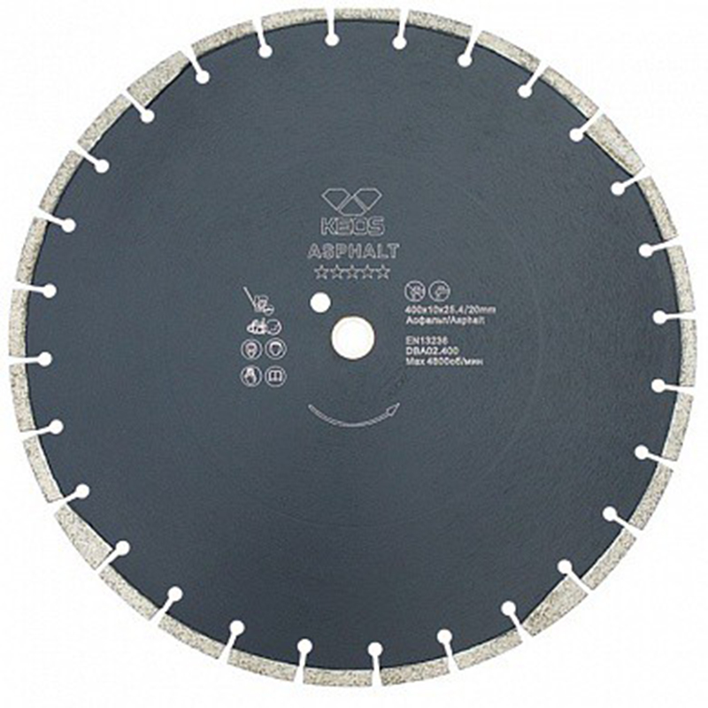 Диск алмазный KEOS Standart сегментный (асфальт) 500мм/25.4 Диск алмазный KEOS Standart сегментный (асфальт) 500мм/25.4
