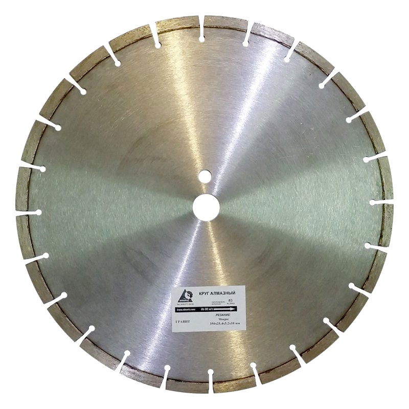 Алмазный диск НИБОРИТ Гранит d 350×25,4 LN Алмазный диск НИБОРИТ Гранит d 350×25,4 LN