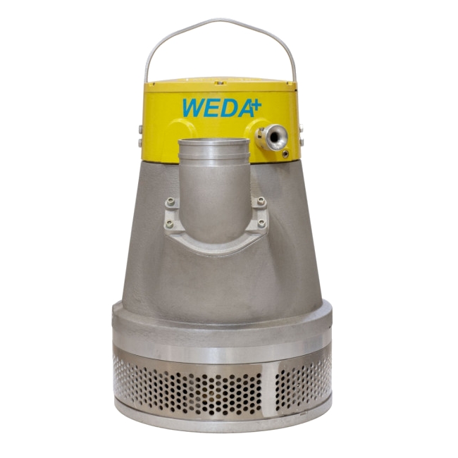 Дренажный насос Atlas Copco WEDA D80H 400В под шланг 4&amp;quot;, c поплавком