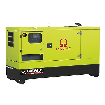 Дизельный генератор PRAMAC GSW65P Mecc Alte ECP32-2M/4 B трехфазный в кожухе Дизельный генератор PRAMAC GSW65P Mecc Alte ECP32-2M/4 B трехфазный в кожухе
