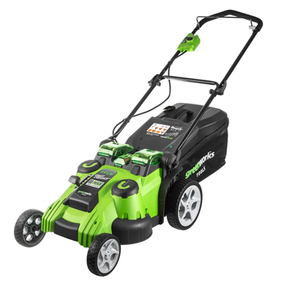 Газонокосилка аккумуляторная Greenworks G40LM49DBK4