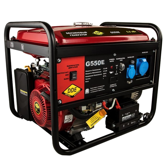 Бензиновый генератор DDE G550E Бензиновый генератор DDE G550E
