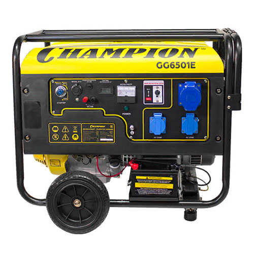 Генератор бензиновый Champion GG6501E Генератор бензиновый Champion GG6501E