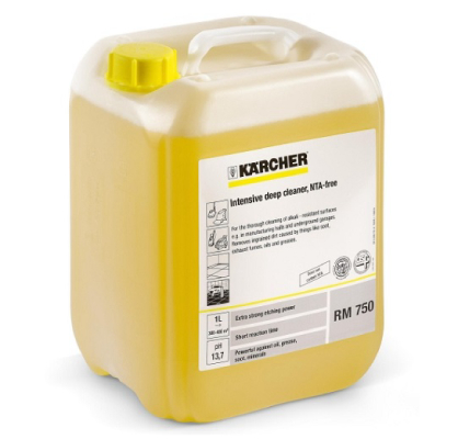 Профессиональное средство Karcher RM 750 щелочное для общей чистки, 10л 6.295-539.0 Профессиональное средство Karcher RM 750 щелочное для общей чистки, 10л 6.295-539.0