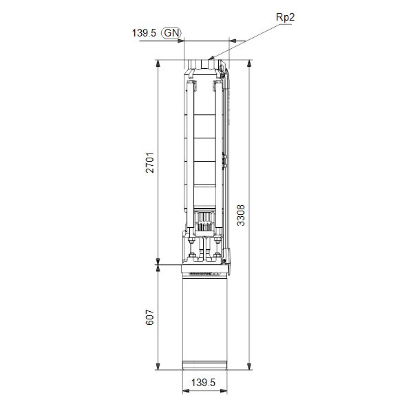 Насос скважинный Grundfos SP 9-48 3x400В Насос скважинный Grundfos SP 9-48 3x400В