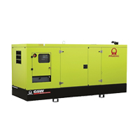 Дизельный генератор PRAMAC GSW220P Mecc Alte трехфазный в кожухе