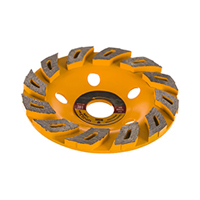 Алмазная чашка Denzel 125 мм (Турбо)