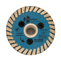 Диск алмазный Trio Diamond Turbo Hot press Гранит с фланцем M-14 65 мм