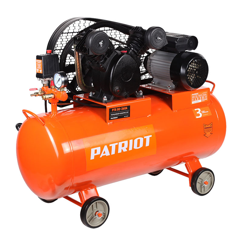 Компрессор PATRIOT PTR 80-260А Компрессор PATRIOT PTR 80-260А