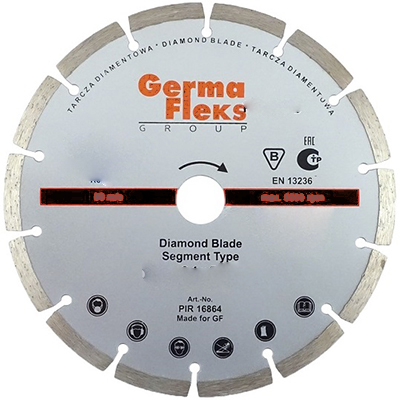 Диск алмазный GermaFlex сегмент 350х10х25,4 мм AS асфальт резка сухая (Diamond Line) Диск алмазный GermaFlex сегмент 350х10х25,4 мм AS асфальт резка сухая (Diamond Line)