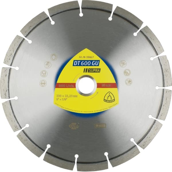 Алмазный диск KLINGSPOR 180x2,6x22,23/11S/10/S/DT/SUPRA/DT600GU Алмазный диск KLINGSPOR 180x2,6x22,23/11S/10/S/DT/SUPRA/DT600GU