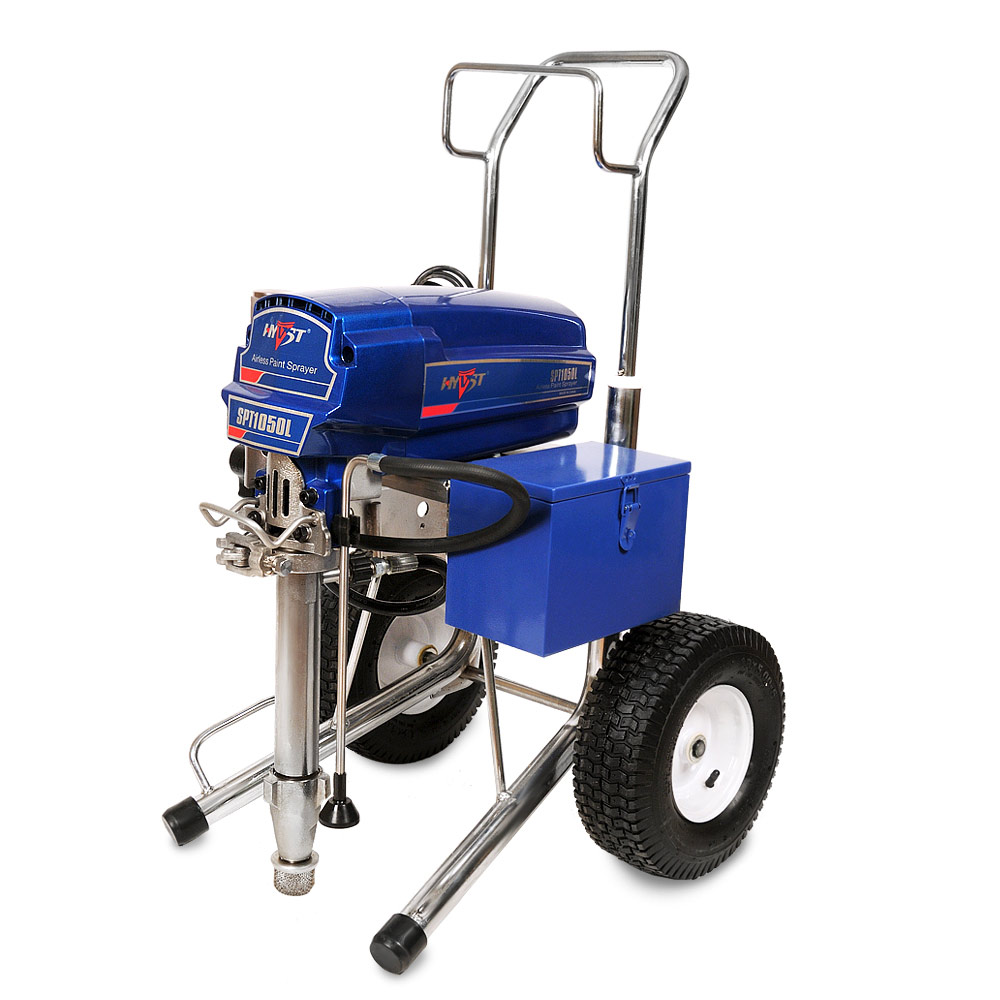 Безвоздушная электрическая окрасочная установка SPT1050L 220V 50 HZ на телеге Безвоздушная электрическая окрасочная установка SPT1050L 220V 50 HZ на телеге