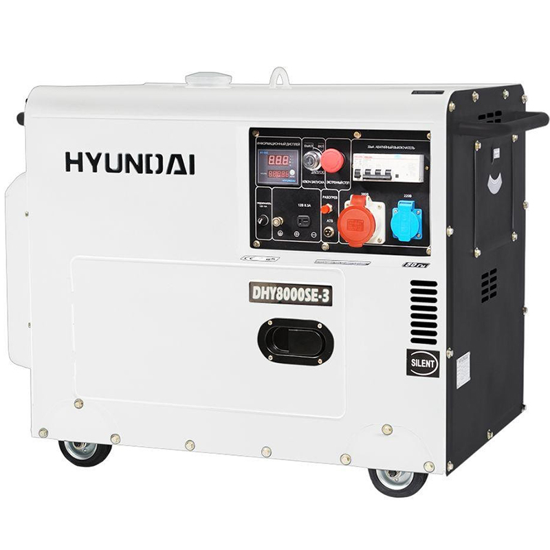Дизельный генератор HYUNDAI DHY 8000SE-3 Дизельный генератор HYUNDAI DHY 8000SE-3