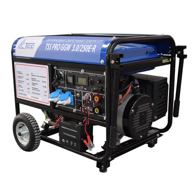 Бензиновый сварочный генератор TSS PRO GGW 3.0/250E-R Бензиновый сварочный генератор TSS PRO GGW 3.0/250E-R