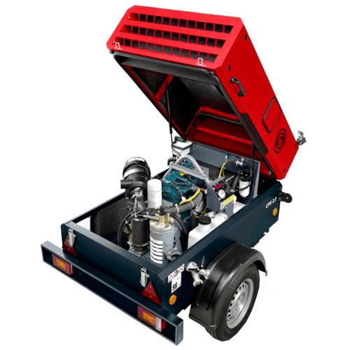 Дизельный компрессор Chicago Pneumatic CPS3.0DD BOX (винтовой) Дизельный компрессор Chicago Pneumatic CPS3.0DD BOX (винтовой)