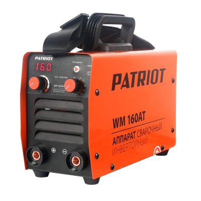 Аппарат сварочный инверторный PATRIOT WM 160AT MMA Аппарат сварочный инверторный PATRIOT WM 160AT MMA