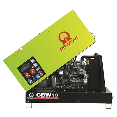 Дизельный генератор PRAMAC GBW10Y Linz трехфазный в кожухе Дизельный генератор PRAMAC GBW10Y Linz трехфазный в кожухе
