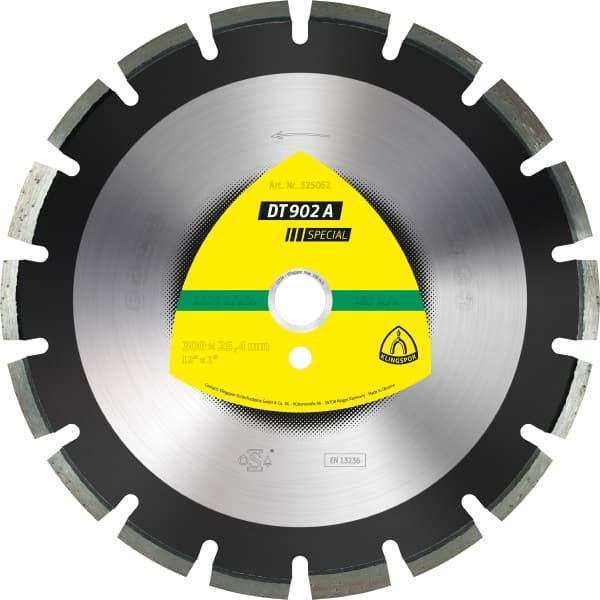 Алмазный диск KLINGSPOR 350x3,2x25,4/21W/12/S/DT/SPECIAL/DT902A Алмазный диск KLINGSPOR 350x3,2x25,4/21W/12/S/DT/SPECIAL/DT902A