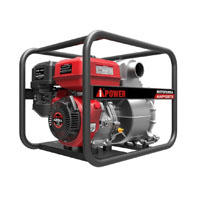 Мотопомпа бензиновая для грязной воды A-iPower AWP100TX