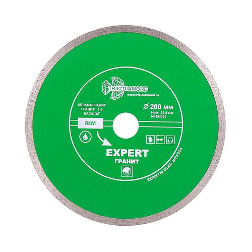 Диск алмазный Trio Diamond Сплошной Эксперт Гранит Hot press 200 мм Диск алмазный Trio Diamond Сплошной Эксперт Гранит Hot press 200 мм