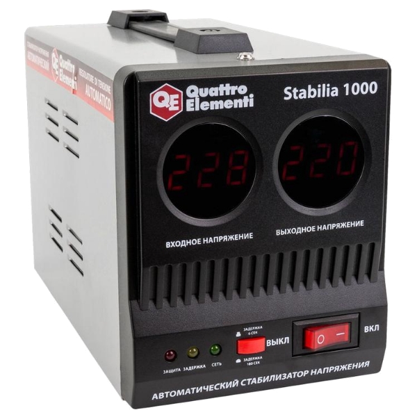 Стабилизатор напряжения Quattro Elementi Stabilia 1000 Стабилизатор напряжения Quattro Elementi Stabilia 1000