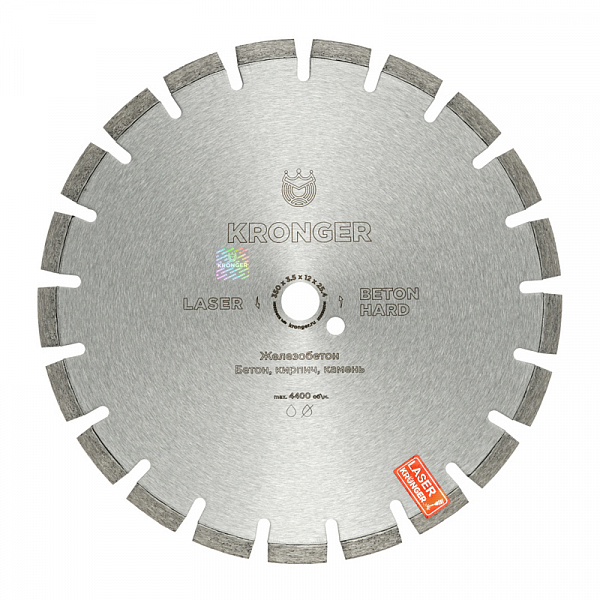 Алмазный диск Kronger Hard 350x25,4x3,5 мм Бетон Алмазный диск Kronger Hard 350x25,4x3,5 мм Бетон