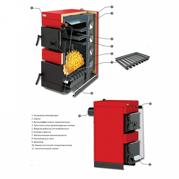 Твердотопливный котел Sunsystem WBS-N 70 KW Твердотопливный котел Sunsystem WBS-N 70 KW
