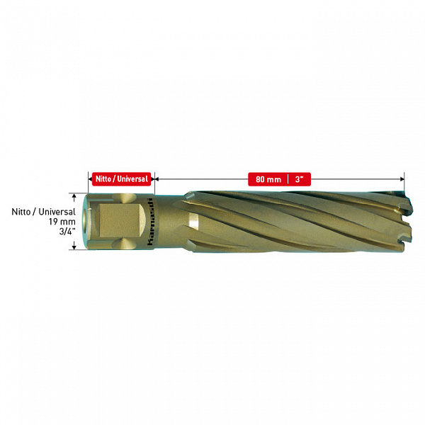 Сверло корончатое Karnasch (Карнаш) HARD-LINE 50x80 арт. 20.1650N-50 Сверло корончатое Karnasch (Карнаш) HARD-LINE 50x80 арт. 20.1650N-50