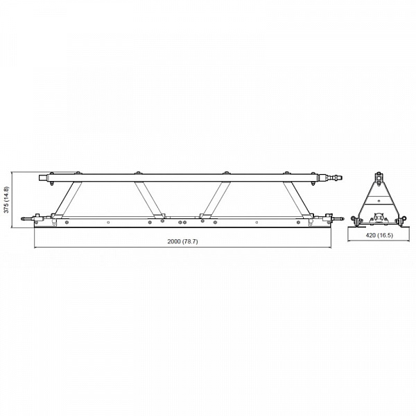 Секция виброрейки Atlas Copco BТ 90 (2 м) Секция виброрейки Atlas Copco BТ 90 (2 м)