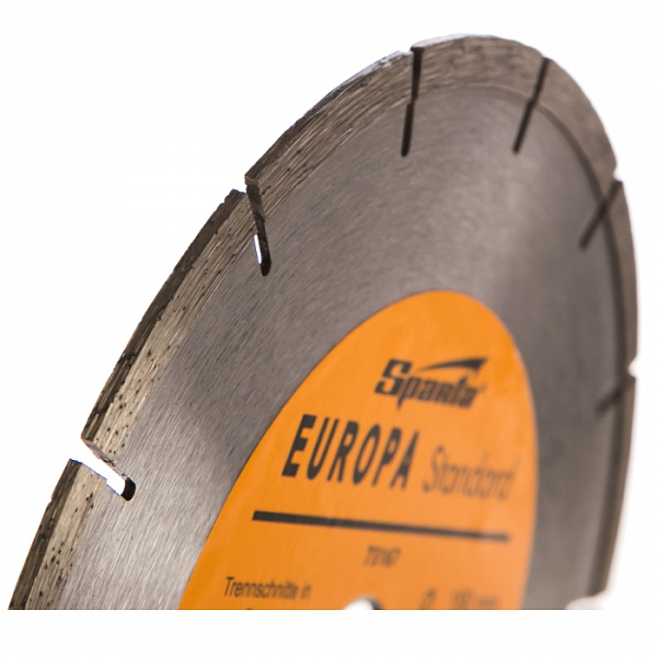 Алмазный диск Sparta 180х22,2 мм (сухая резка) EUROPA Standard Алмазный диск Sparta 180х22,2 мм (сухая резка) EUROPA Standard